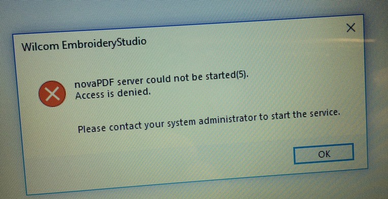 novaPDF server could not be started(5)